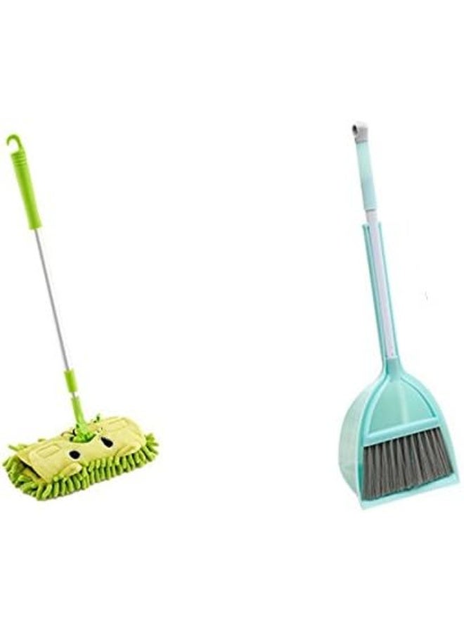 Xifando Xifan Mini Housekeeping Cleaning Tools for Children, 3pcs Include Mop, Broom, Dustpan - Image 1